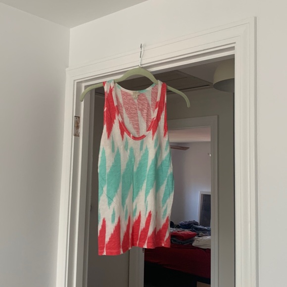Multi colored j crew tank top - Picture 1 of 1
